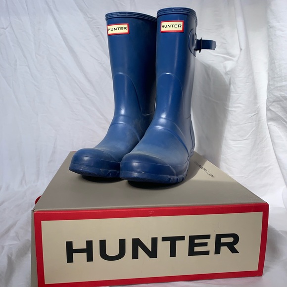 Hunter Shoes - Blue Hunter Boots